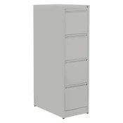 4-Drawer Vertical File, Letter Width, 26.5”D, Safety Interlock $559.00