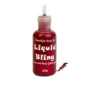 Amerikan Body Art Liquid Bling Fire Truck Red .5oz