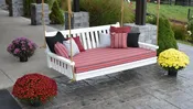 6' Poly Outdoor Traditional English Swing Bed