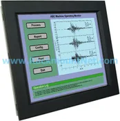 10.4″ front aluminum LCD panel with VGA input, optional AV, BNC input, DC Power input and Touchscreen