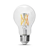 10 Watt Clear Filament LED A-19 Lamps - 3000K - Non-Dimmable