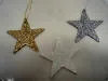 2" Metallic Star Ornaments