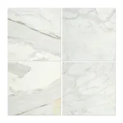 12X12 Honed Calacatta Gold Marble Tile