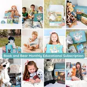 Book and Bear 12-Month Reading Adventure (Large Animal & Chapter Books)
