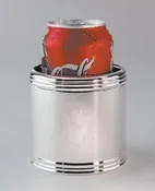 Brushed Chrome Koozie