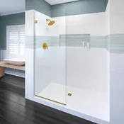 2100 Series 23 in. W x 76 in. H Frameless Shower Screen