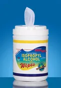 99% Isopropyl Alcohol Wipes, Polyester, 6" x 9"