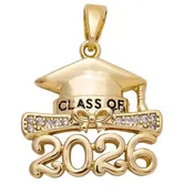 2026 Graduation Cap Charm