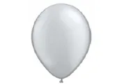 11″ Latex Balloon- Metallic Silver