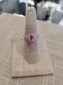 Pink sapphire ring