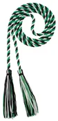 Black, Kelly Green &amp;amp; White Intertwined Cord