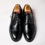 Black Cap-Toe Blucher by Alden