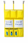 PPE Isolation Door Caddy 701 Flame Retardant 200D Nylon Oxford (w/hooks included)
