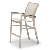 Bazza Sling Bar Height Stacking Cafe Chair