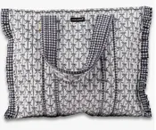 0126-BAG-QLTD-TOTE-BLKBOW Simply Southern Tote Bag Black Bow 0