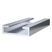 Aluminum C Channel - Slide Track - 1.500" x .438"
