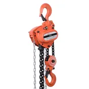 Atlas Lifting and Rigging Chain Hoist, 3 Ton, 6,600 lbs, 15 ft Lift (SKU ACH-030-15)