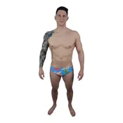 Men’s Blue Tropical Brief