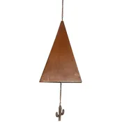 12 Inch Windchime Rustic Metal Garden with Emporium Cactus