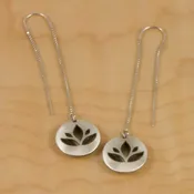 Sacred Lotus Drop Earrings