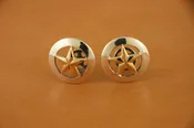 Badge Star 14kt Gold Two Tone