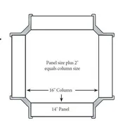 12' Ellis Forms Chamfer Corner-Steel 4 Pieces