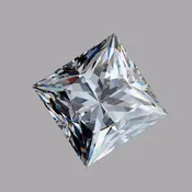 0.78ct Princess D VVS2 Lab Diamond