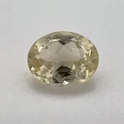 1.00ct Oval Natural Topaz (Colour Yellow, Clarity Eye Clean, Cut Faceted)