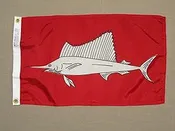 12" x 18" Sailfish Flag