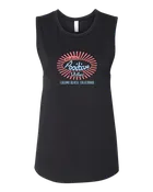 Radiate Positive Vibes Muscle Tank Top - Black