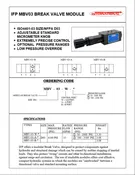 IFP MBV03 Break Valve Module