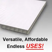 Corrugated Plastic: 4mm (Standard)