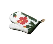 11" x 6" Oven Mitt - Mc Red Hibiscus
