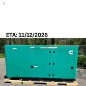 Cummins 150kW RS150 Commercial Generator, 120/208V 3-Phase