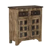 Calaveras Hand Carved Small Sideboard