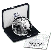 1994-P Proof Silver Eagle with Box & COA