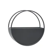 Black Metal Wall Planter