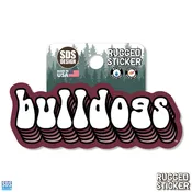 3.5" Bubble Bulldogs Sticker