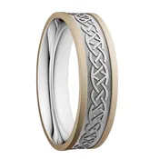 6.5 mm Celtic Love Knot Wedding Ring by Boru — Unique Celtic Wedding Rings