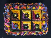 Mixed Media Rectangular Log Cabin