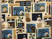 821 All Over Print Seasons Sampler by Pearl Krush for Troy Riverwoods Collection Cotton Fabric