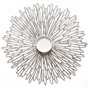 BLOOM ROUND PLACEMAT 15" GUNMETAL