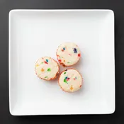 Birthday Cake Protein Muffins