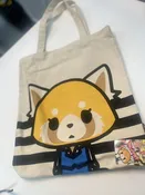 Aggretsuko Large Tote Bag/ 15” X 13”. Brand New W/ Tag