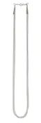 10 Strand Liquid Silver Necklace
