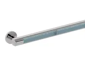 16" Polished Chrome Grab Bar with Glass