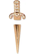 DAGGER ILLUSION EARRING | diamonds