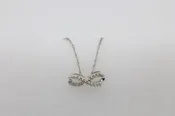 Infinity Diamond Pendant Necklace