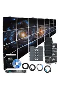 ADJ VS2 7x4 - VIDEO WALL SYSTEM w VX4S & ROAD CASES 11ft 6" x 6ft 6"