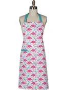 Apron Adult Flamingo White/Pink  Women's R4531